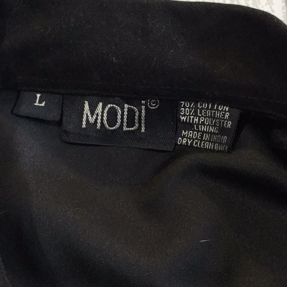 Vintage Suede Patchwork Modi Bomber Jacket - image 8